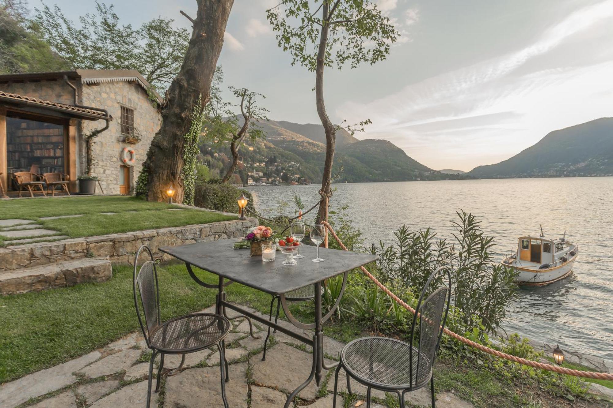 The Writer'S Nest Waterfront Villa By Rent All Como Faggeto Lario Zewnętrze zdjęcie